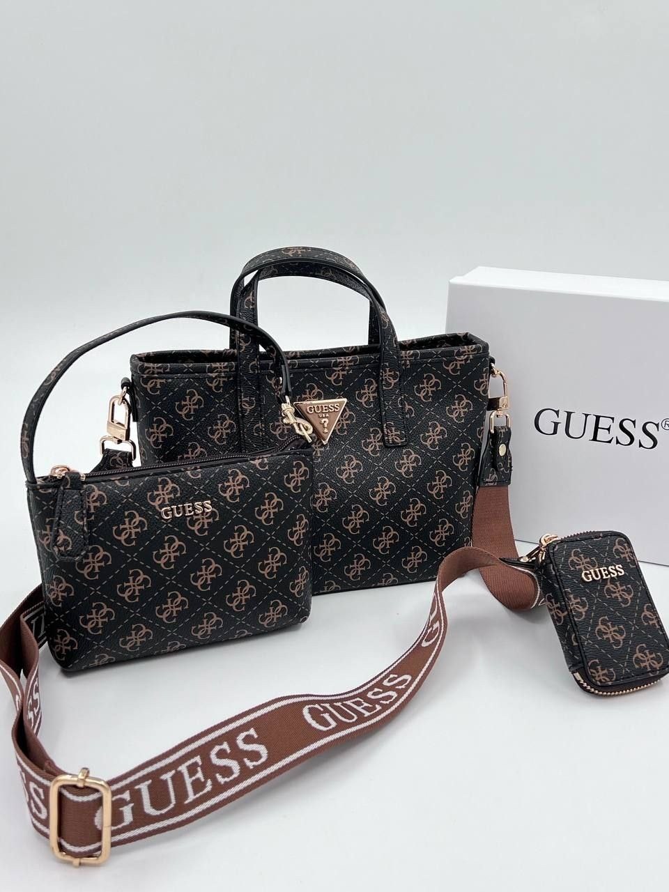 женская сумка guess,сумка guess,сумка женская guess layla(ss)mini коричневый,сумка шоппер guess,женская большая сумка guess