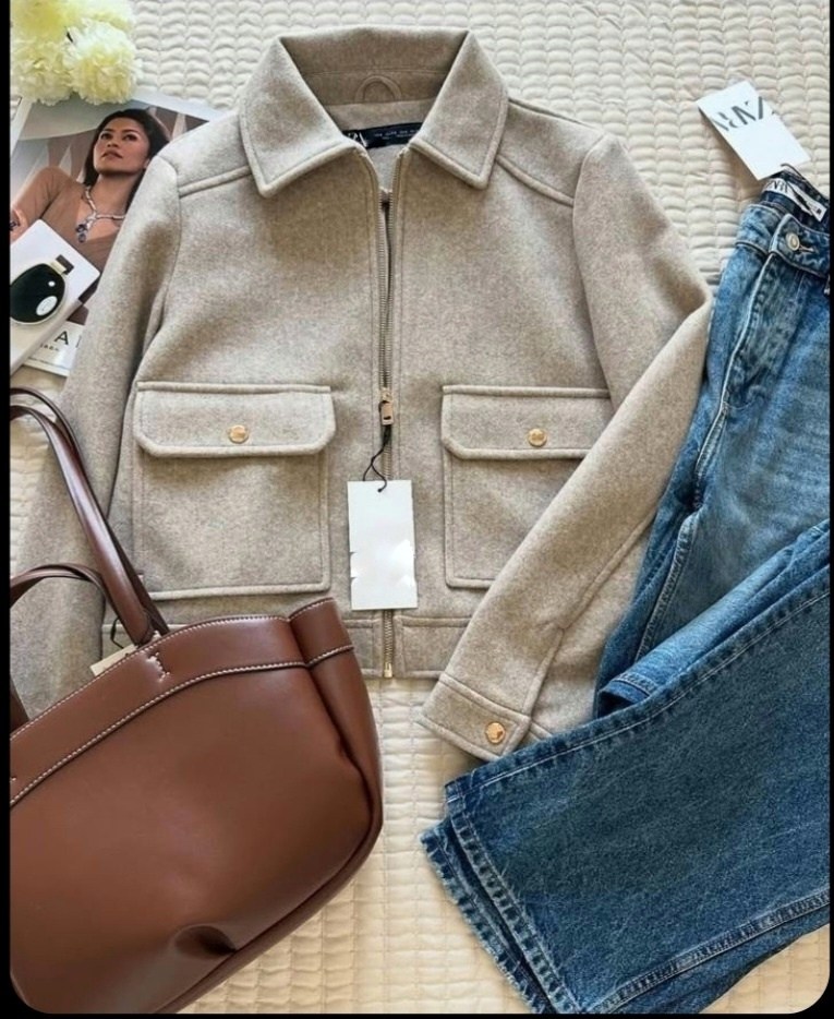 повседневная куртка,укороченная куртка букле zara,куртка модная,куртка теплая,куртка