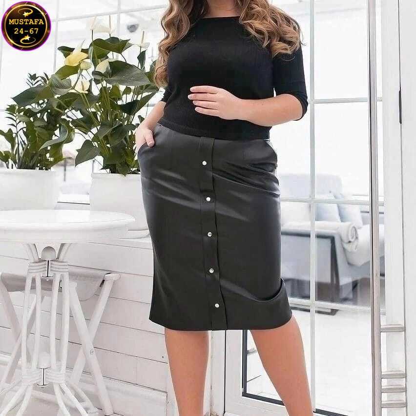 женские юбки больших размеров,юбки больших размеров,юбка экокожа,кожаная юбка больших размеров,кожаная юбка