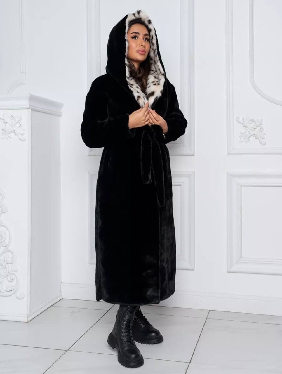 шуба искусственная из экомеха под норку ost.rich,шуба из экомеха норка,длинная шуба под норку,шуба,шуба норковая