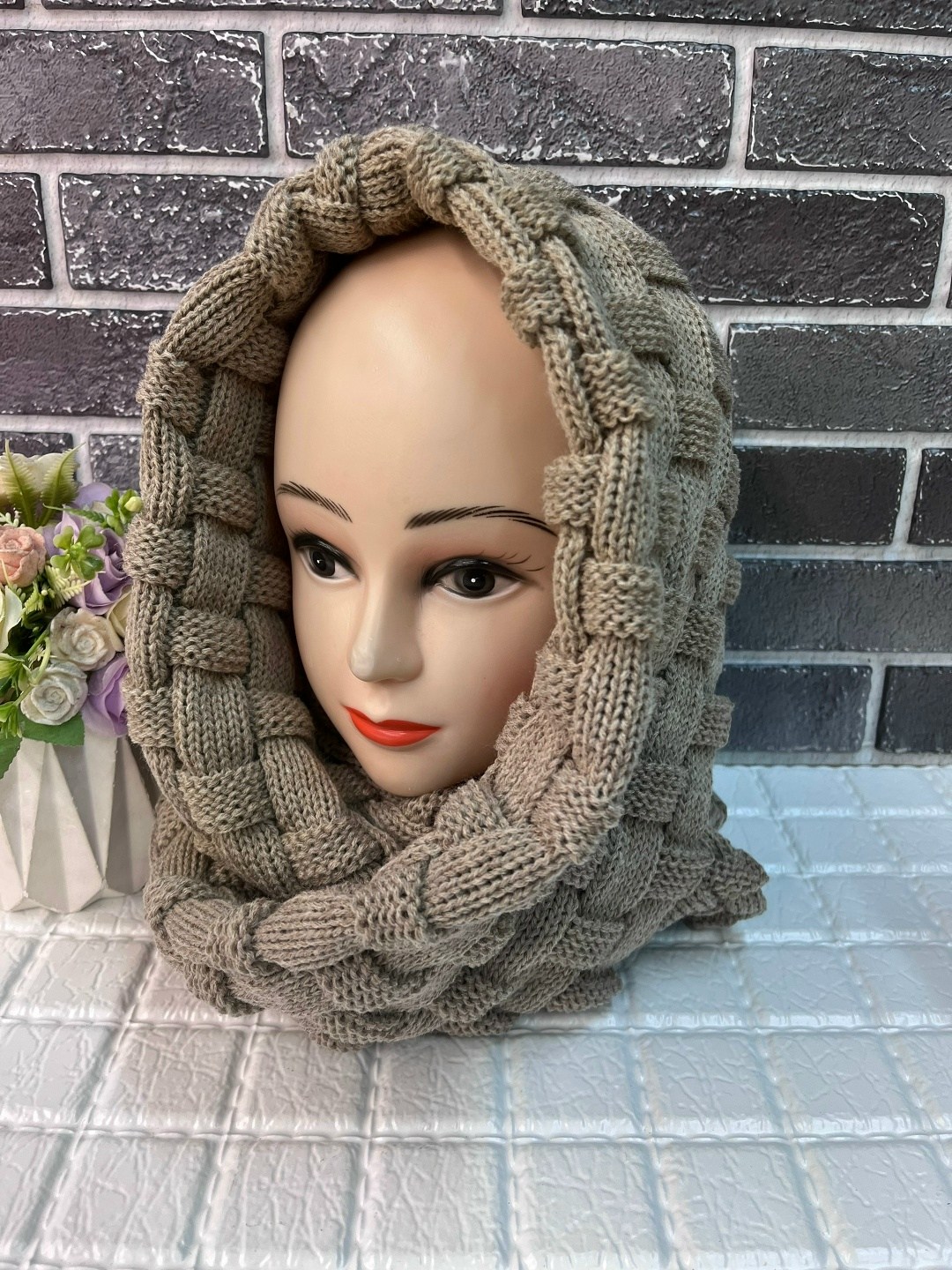 снуд,снуд шарф,снуд женский вязаный,снуд женский,шарф снуд хомут