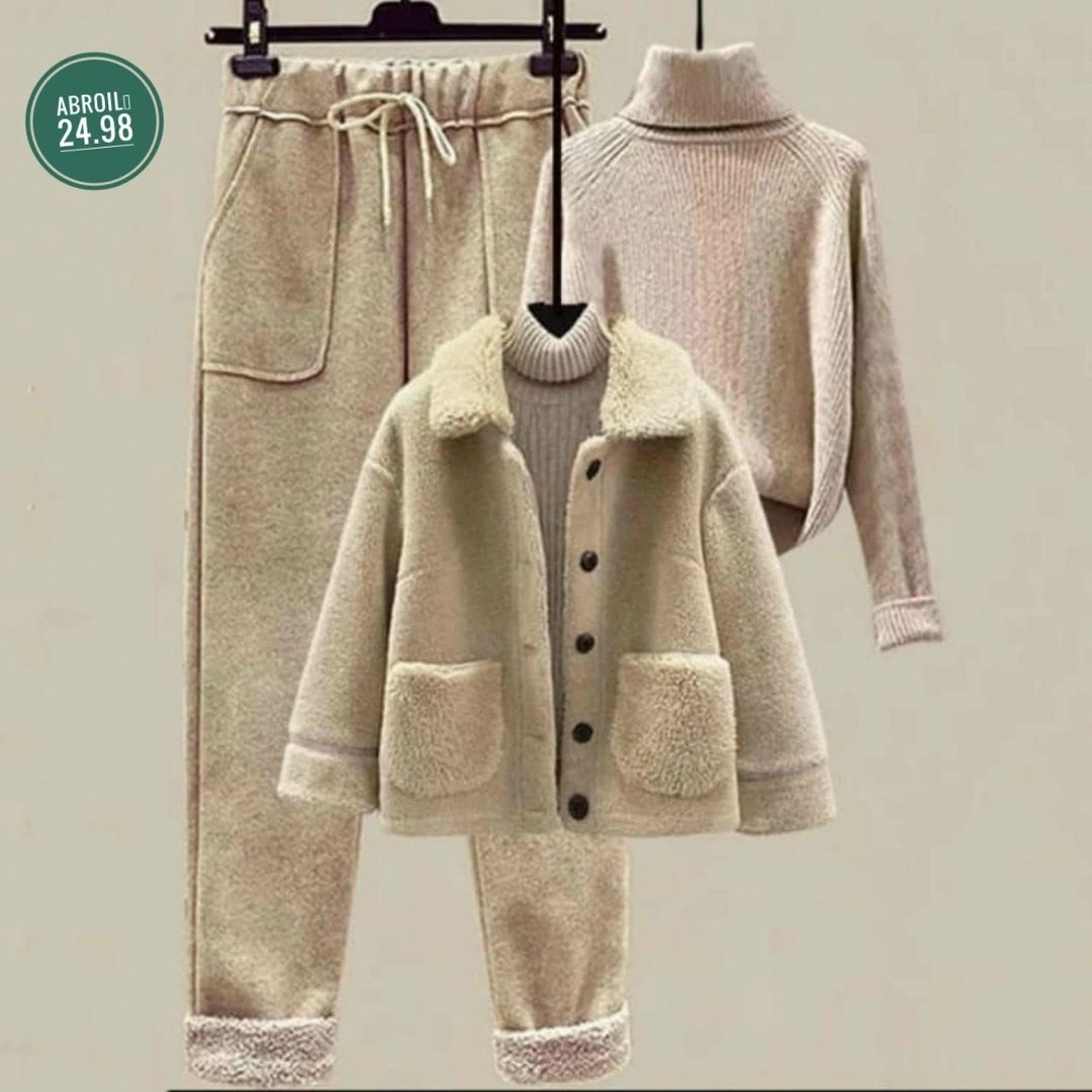 теплый комплект,комплект одежды shuohang,комплекты одежды,комплект одежды женские,теплый костюм