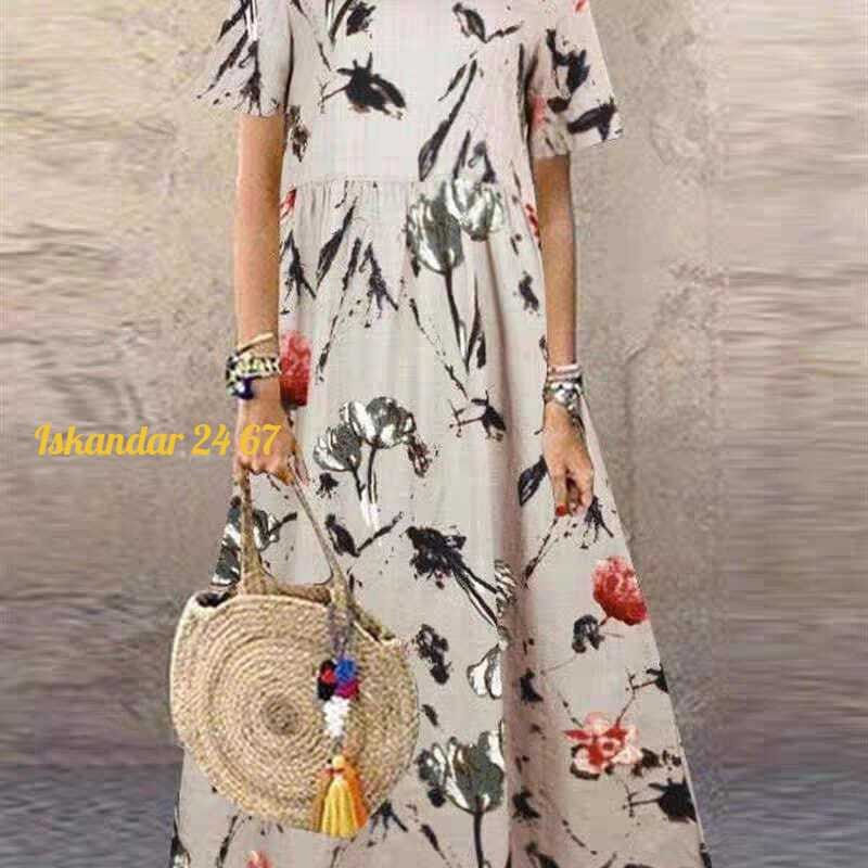 платье бохо для женщин,платье zanzea женское с цветочным принтом,летнее женское платье,женское летнее повседневное свободное платье,модное платье