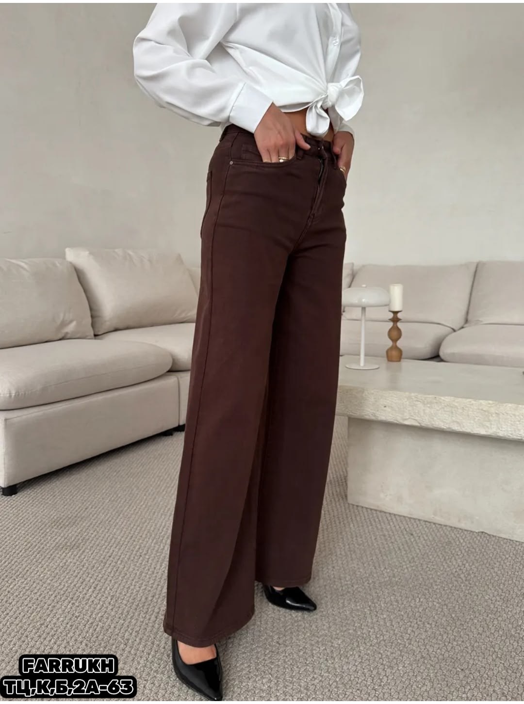 джинсы коричневые широкие с высокой посадкой y2k багги emporiov,брюки палаццо,широкие брюки,брюки палаццо женские,коричневые брюки женские