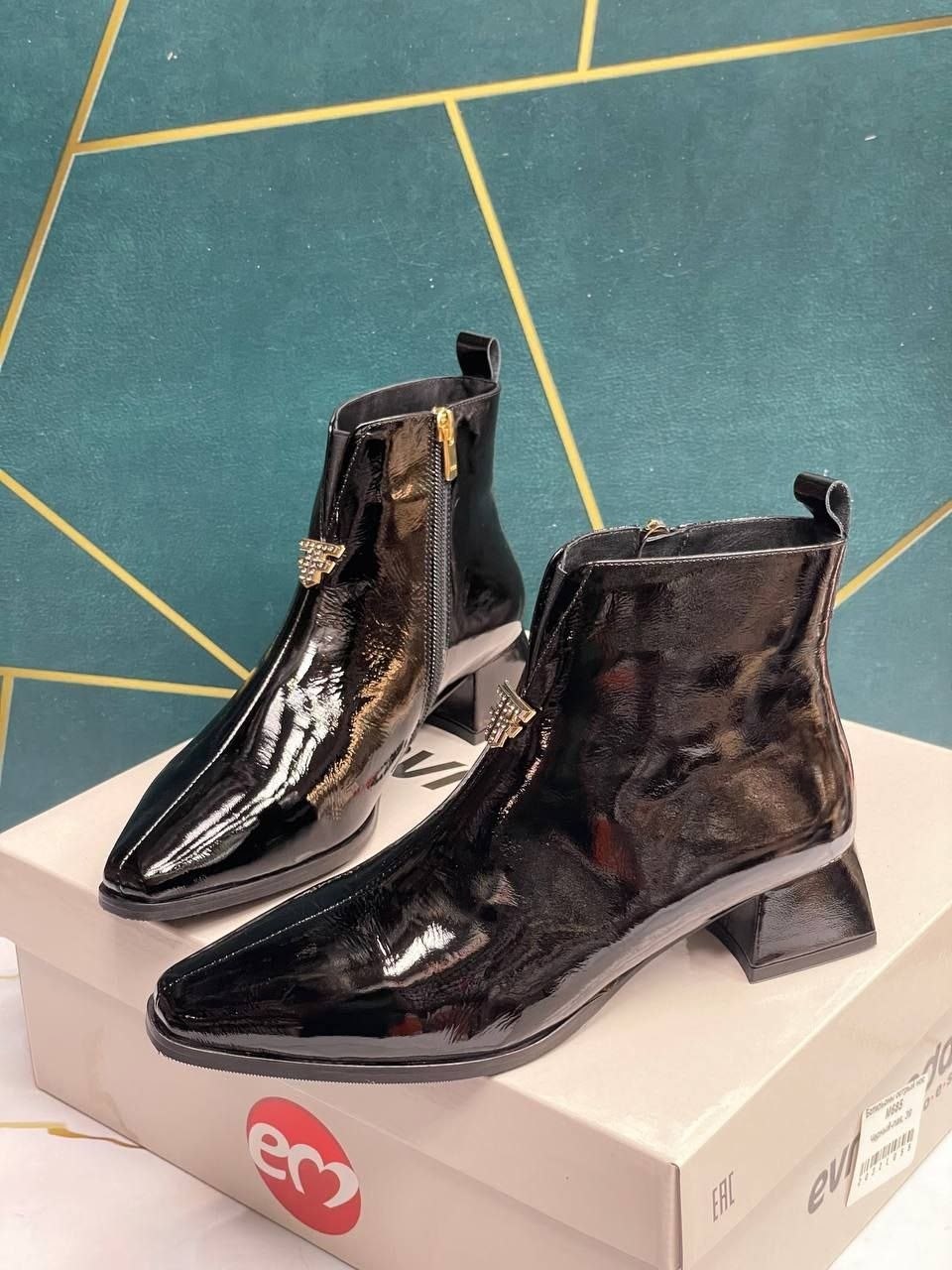 ,ботильоны женские,женские ботильоны из лакированной кожи, женская,респект полусапожки женские