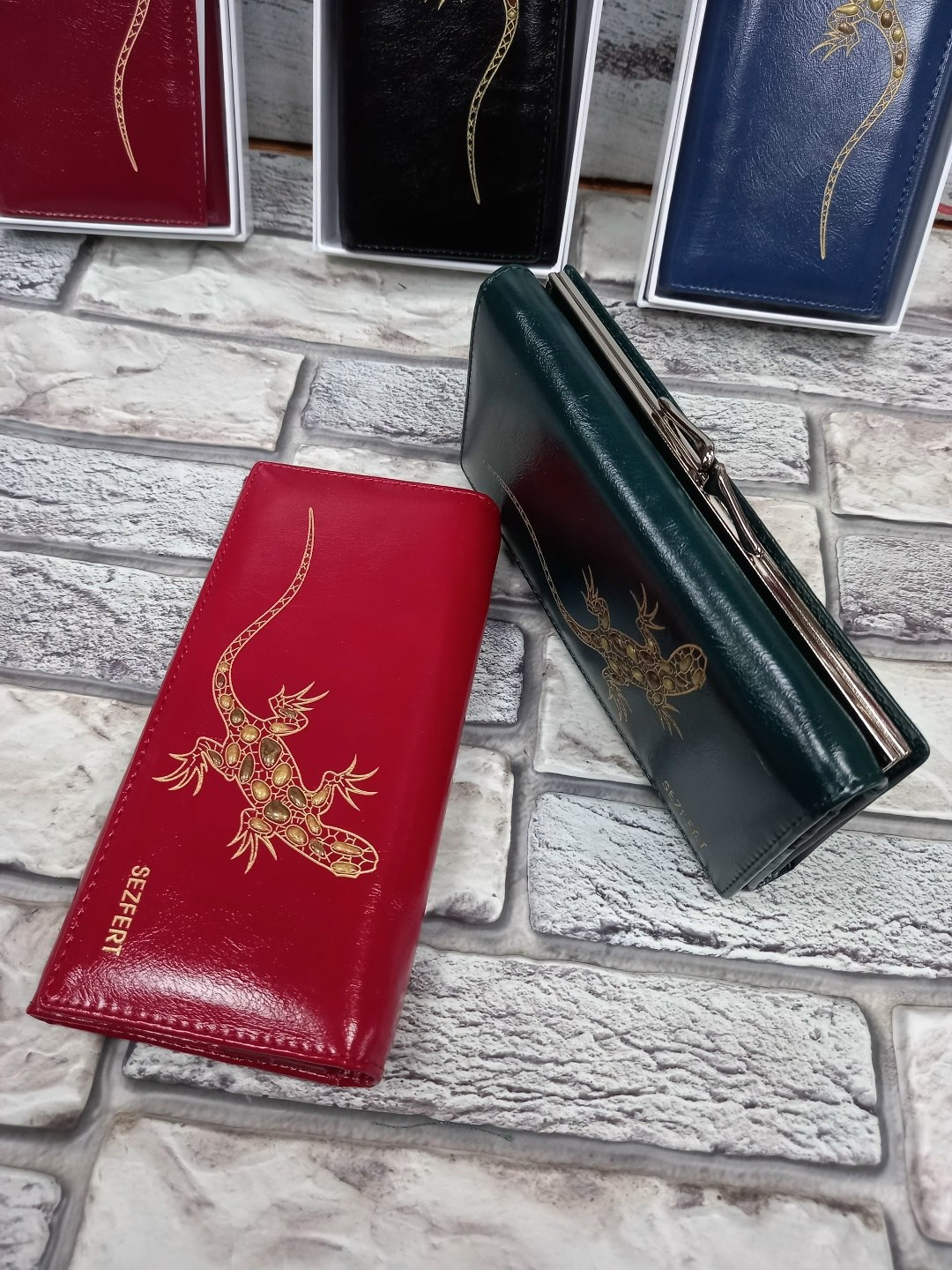 женский кошелек sezfert,женский кошелек из натуральной кожи,кошелек женский sezfert 1012 красный,женские кошельки,кошелек sezfert натуральная кожа 9x19x2