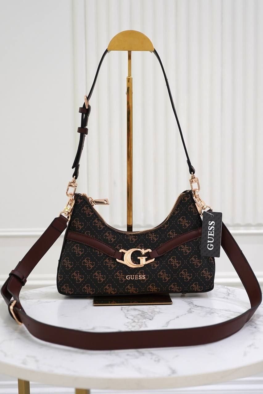 сумка guess,сумка женская guess,guess сумка на плечо,guess сумка на плечо кросс-боди,сумка через плечо malva mini hobo bla guess женская