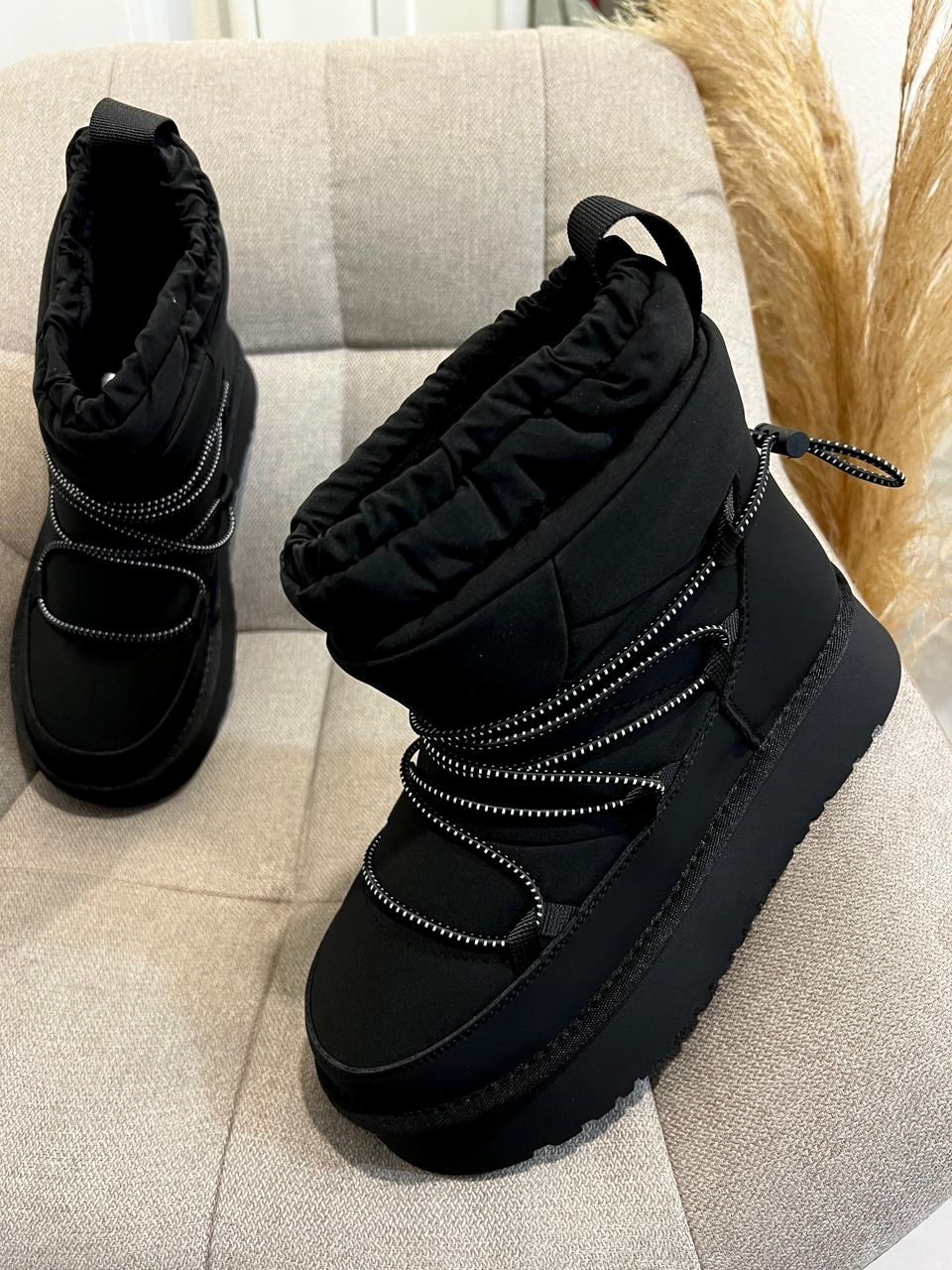 ,дутики,дутики женские,луноходы женские,дутики tendance zf1480-7-2 черный