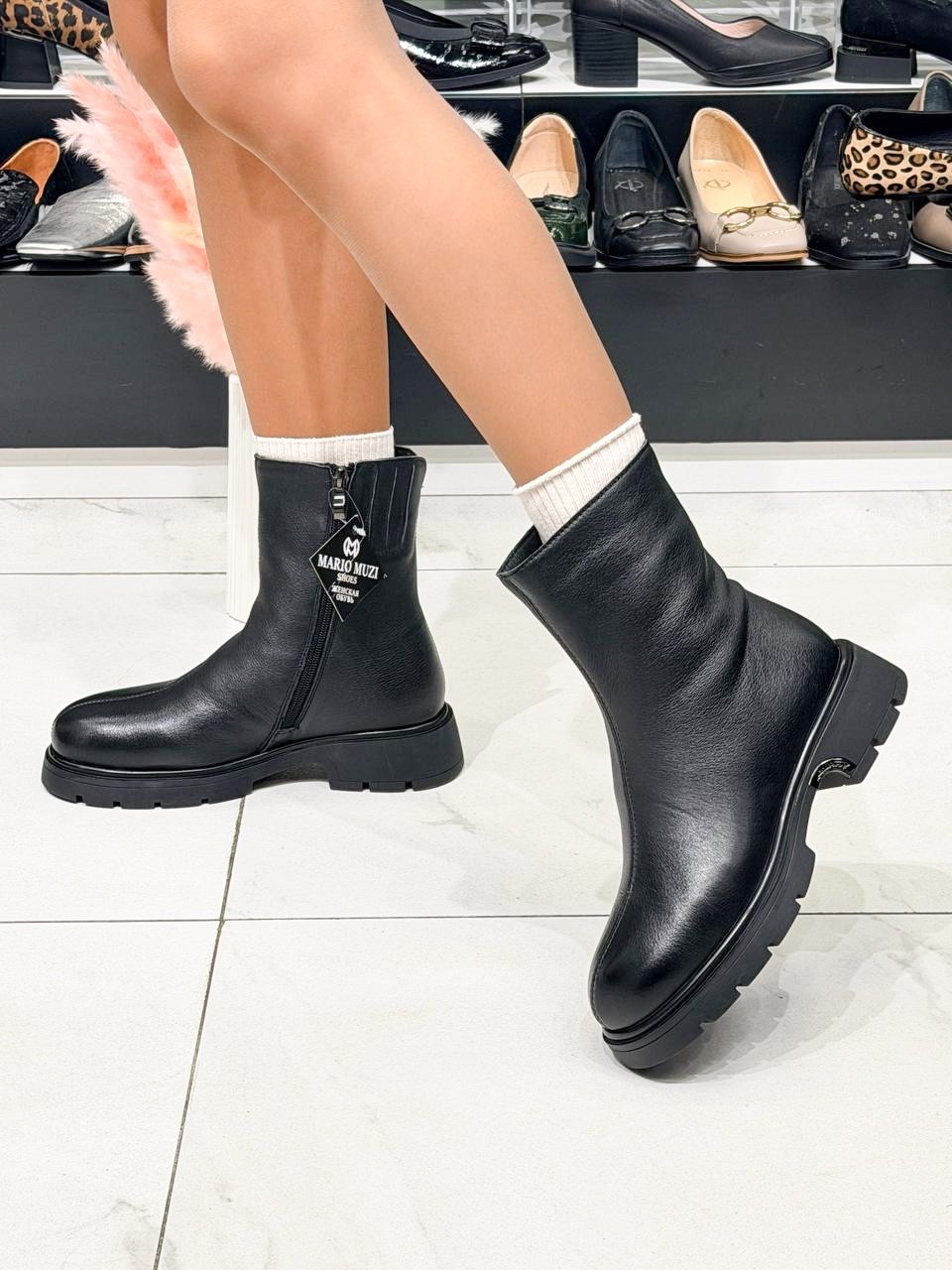 ,ботинки,ботинки женские,кожаные ботинки на каблуке демисезонные obba 261893881,женская