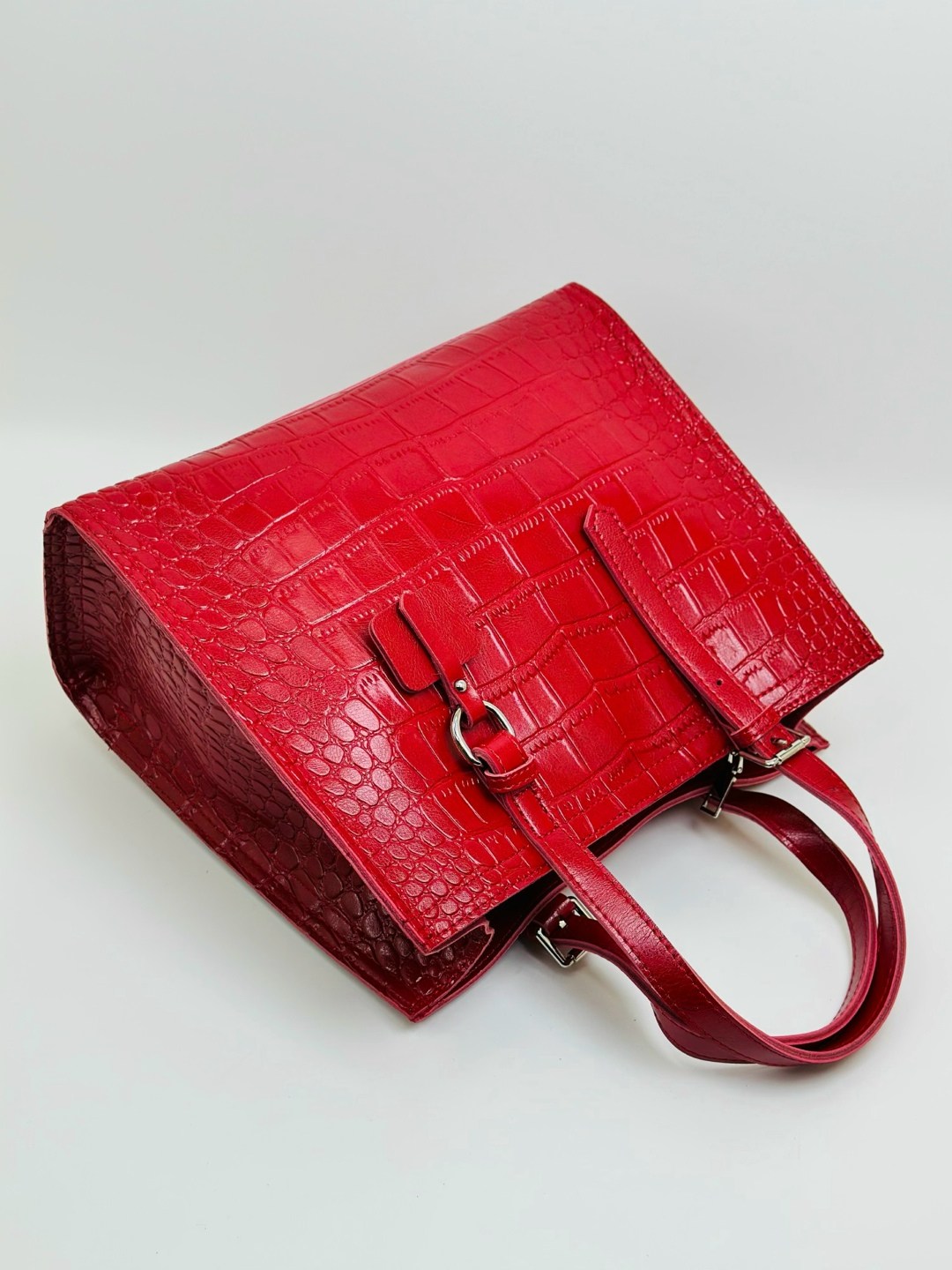 женская сумка,сумка,женская кожаная сумка,женская кожаная сумка под крокодила 8800-220 ред,сумка красная