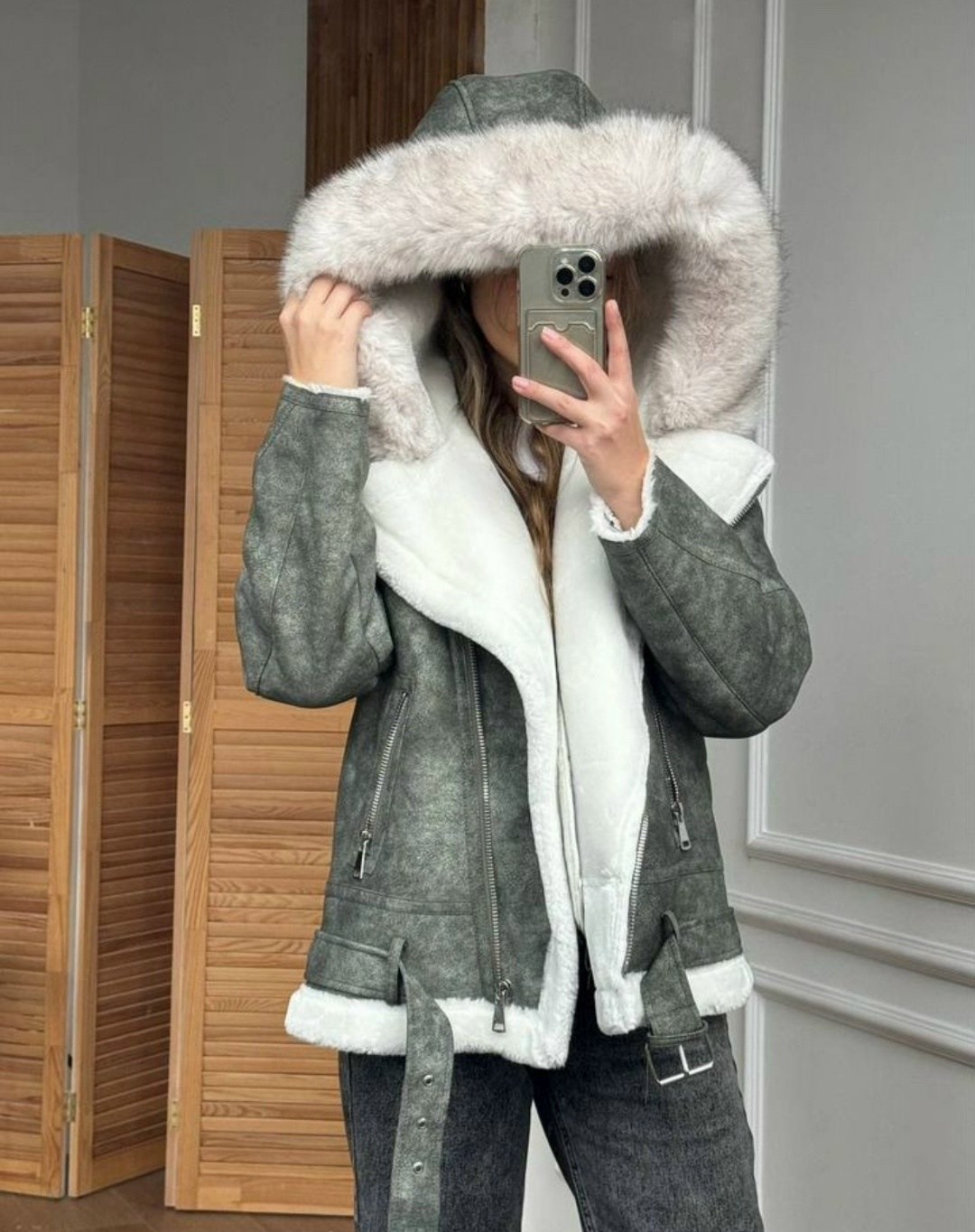 дубленка женская,дубленка косуха авиатор пилот эко с капюшоном короткая,дубленка авиатор,дубленка,короткая дубленка