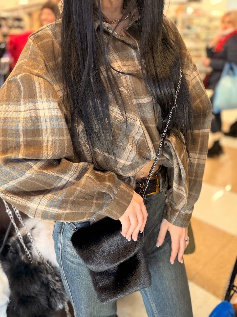 меховая сумка,меховая сумочка,сумка для мобильного телефона из натурального меха норки,женский роскошный кошелек из меха норки,меховая сумка женская