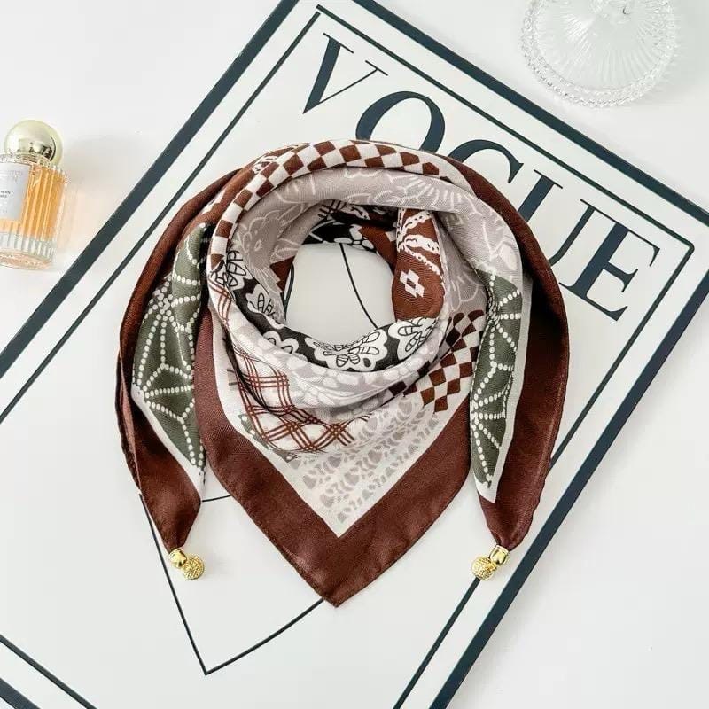 женский шелковый шарф с принтом,шарф женские,шелковый шарф,платки на шею,платки и шарфы