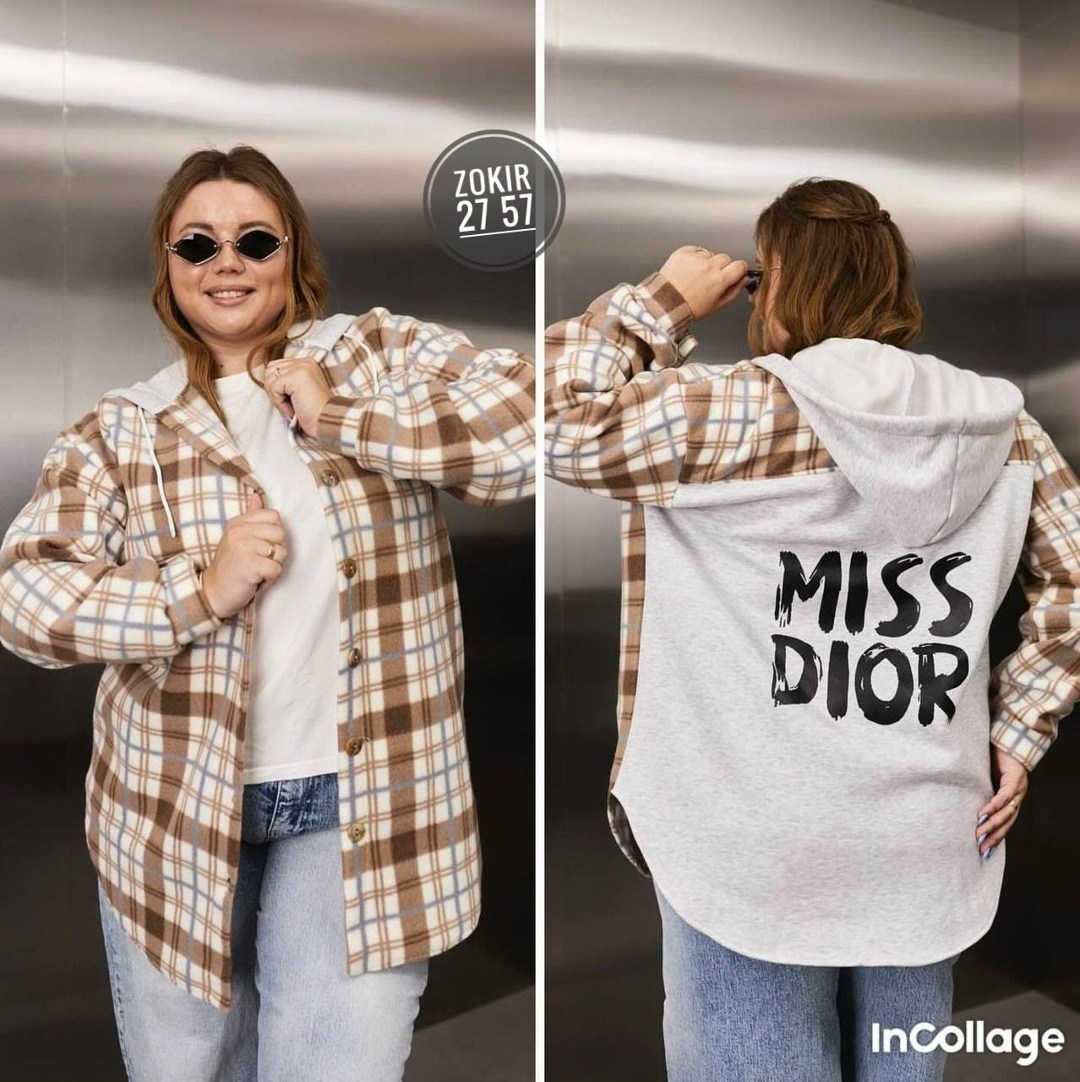 кофта женская,женская кофта больших размеров,рубашка с капюшоном,рубашка оверсайз теплая в клетку удлиненная,кардиган