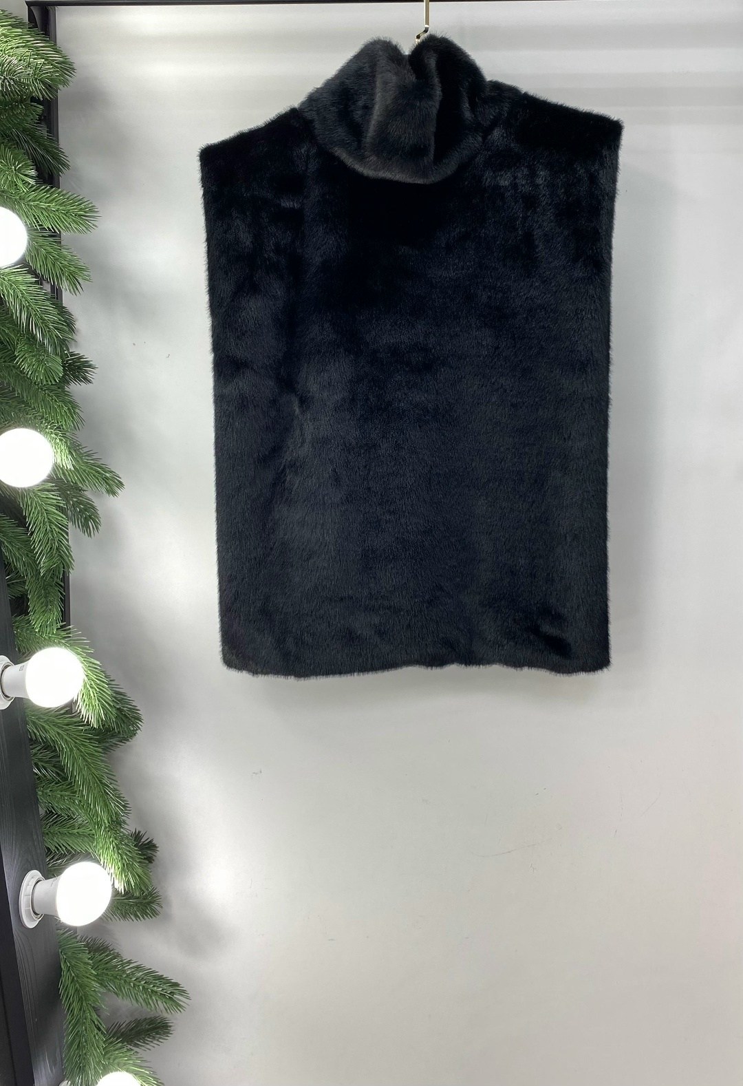 манишка меховая,манишка меховая норка azules,манишка из меха норки,манишка меховая женская,норковая манишка