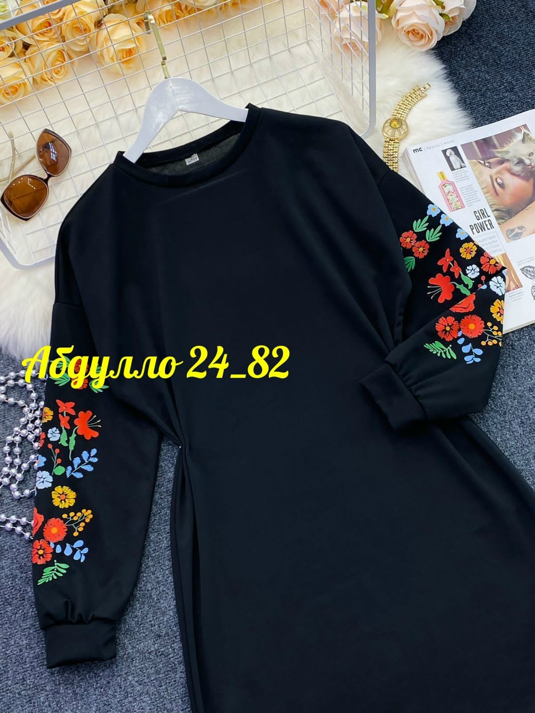 трикотажные женские платья,платье с вышитыми рукавами,платье ткань трикотаж,платье для женщин,платье