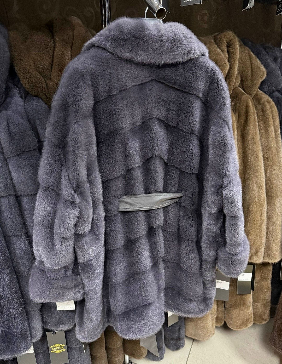 шубка из меха импортной плюшевой норки с английским воротником,норковая шуба,шуба,шуба из норки,норка шуба