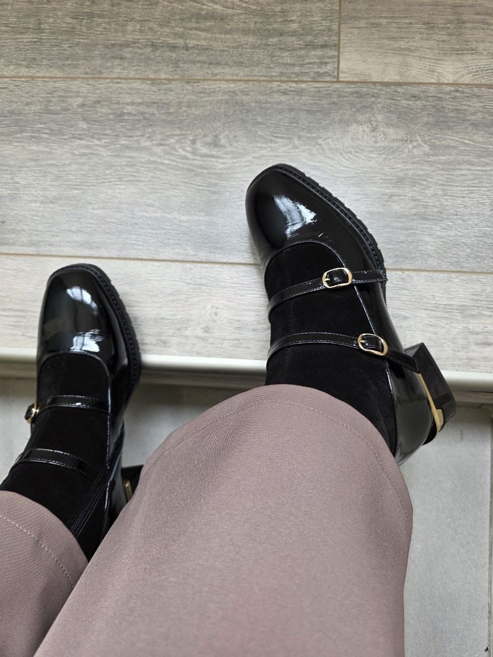 ,лакированные ботинки,ботинки женские,женская ,модные полусапожки