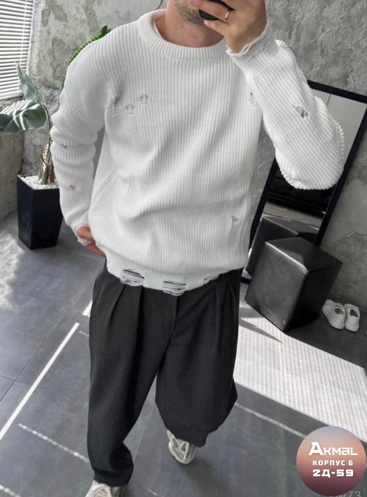 мужской свитер,свитер,мужская мода,бежевый свитер,свитер мужской effclo бежевый