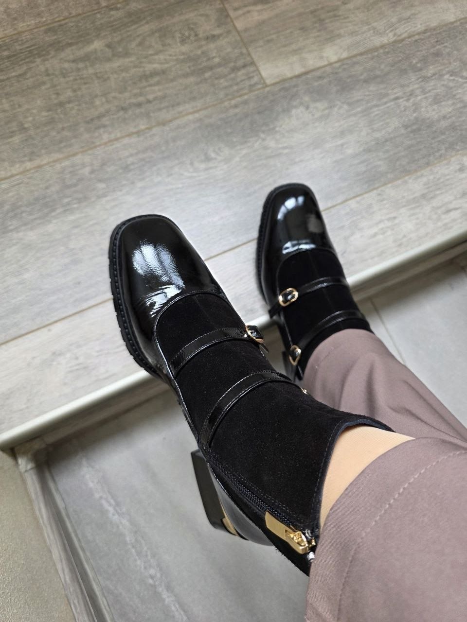 ,лакированные ботинки,ботинки женские,женская ,модные полусапожки