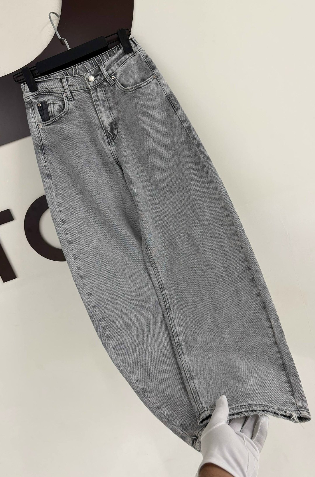 женские джинсы,джинсы широкие,баленсиага бэгги джинс,джинсы серые,стильные джинсы