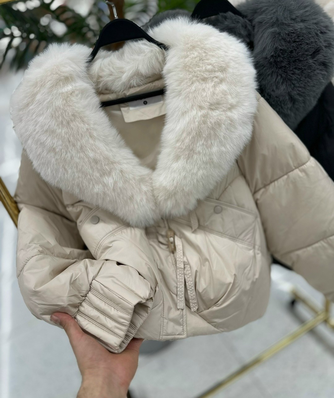 куртка зимняя женская пуховик с меховым воротником енота,женская зимняя куртка,женский пуховик,куртка с мехом,пуховик