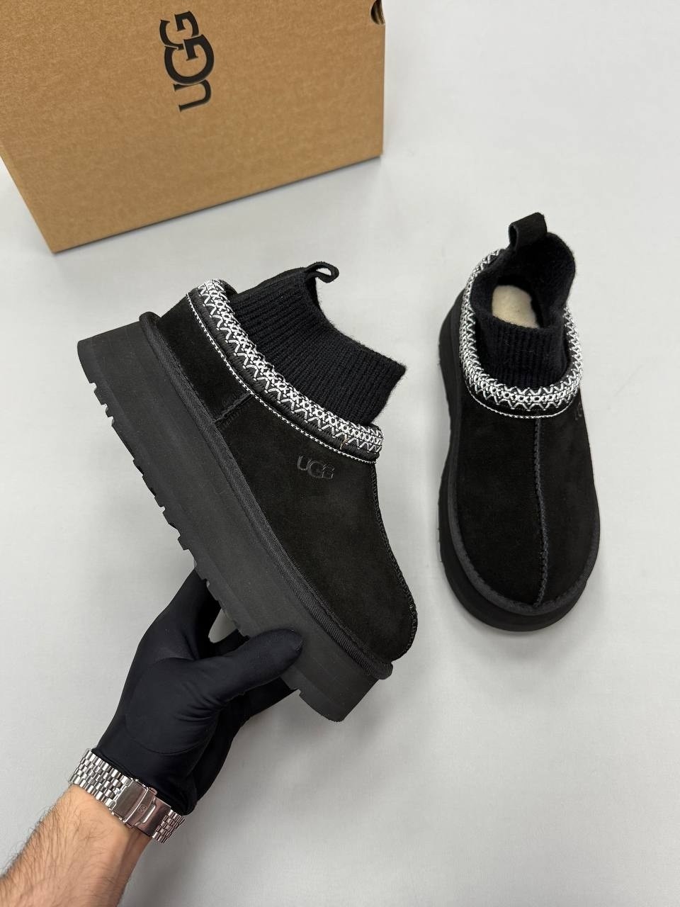 женские угги,зимние угги ugg tazzette с трикотажной вставкой,угги женские ugg,,угги ботинки женские на платформе ugg 36-41