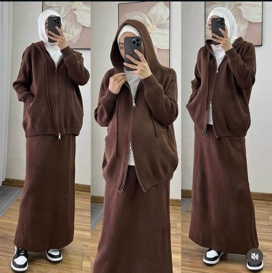 мода на хиджаб,хиджаб стиль,tesettür giyim,комплект одежды