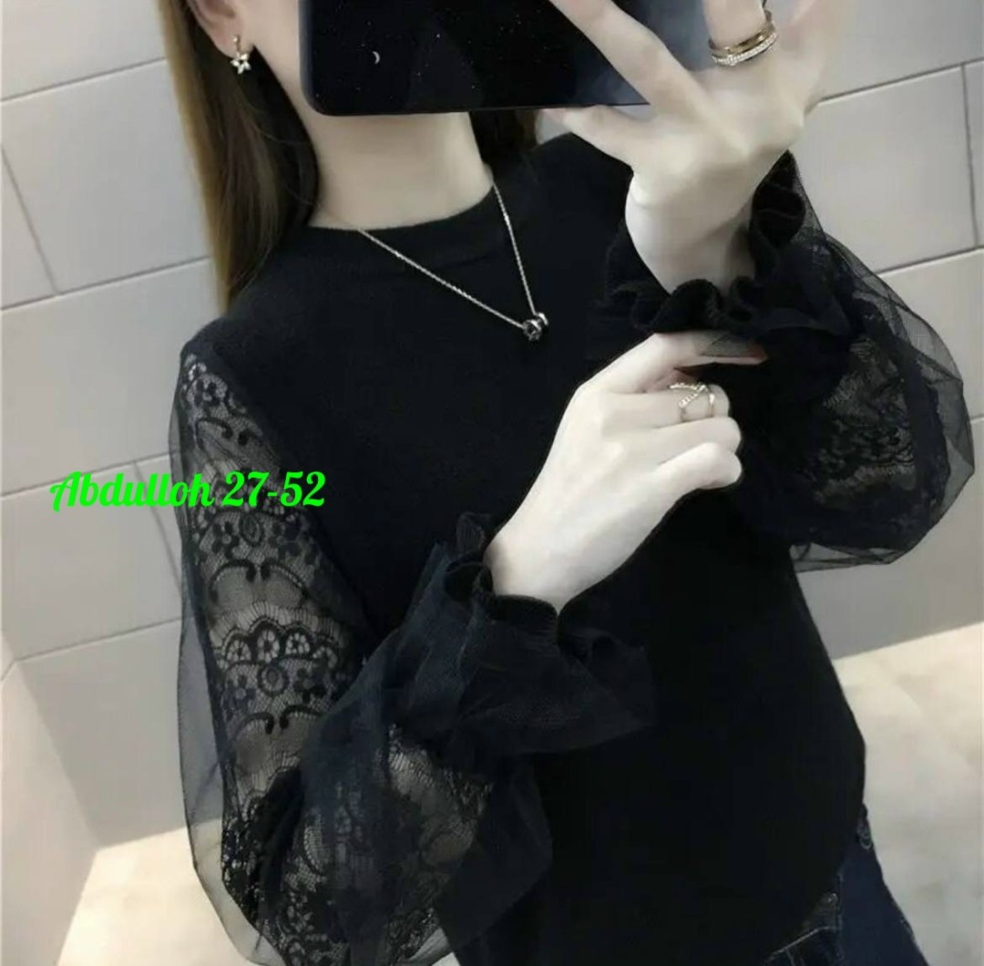 джемпер с кружевом,свитер с кружевом,женский джемпер с кружевным рукавом,кружевные рукава,кофта нарядная с кружевными рукавами