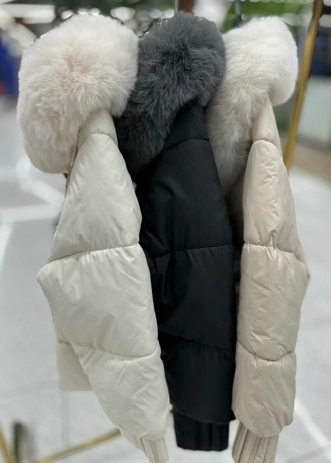куртка зимняя женская пуховик с меховым воротником енота,женская зимняя куртка,женский пуховик,куртка с мехом,пуховик
