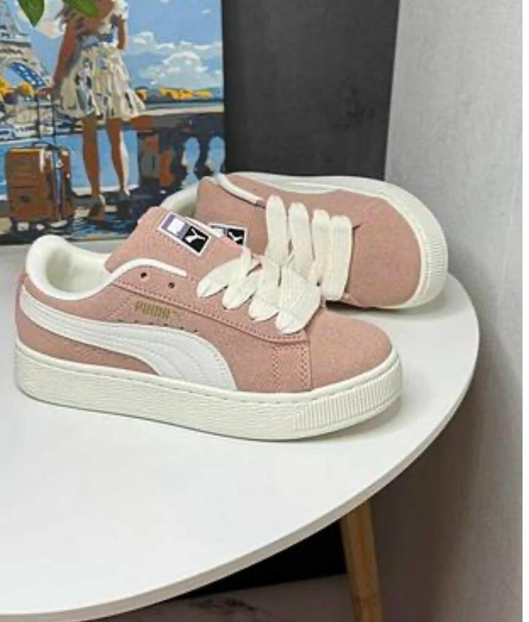 ,кроссовки puma suede xl,кроссовки puma,puma suede,puma suede розовые