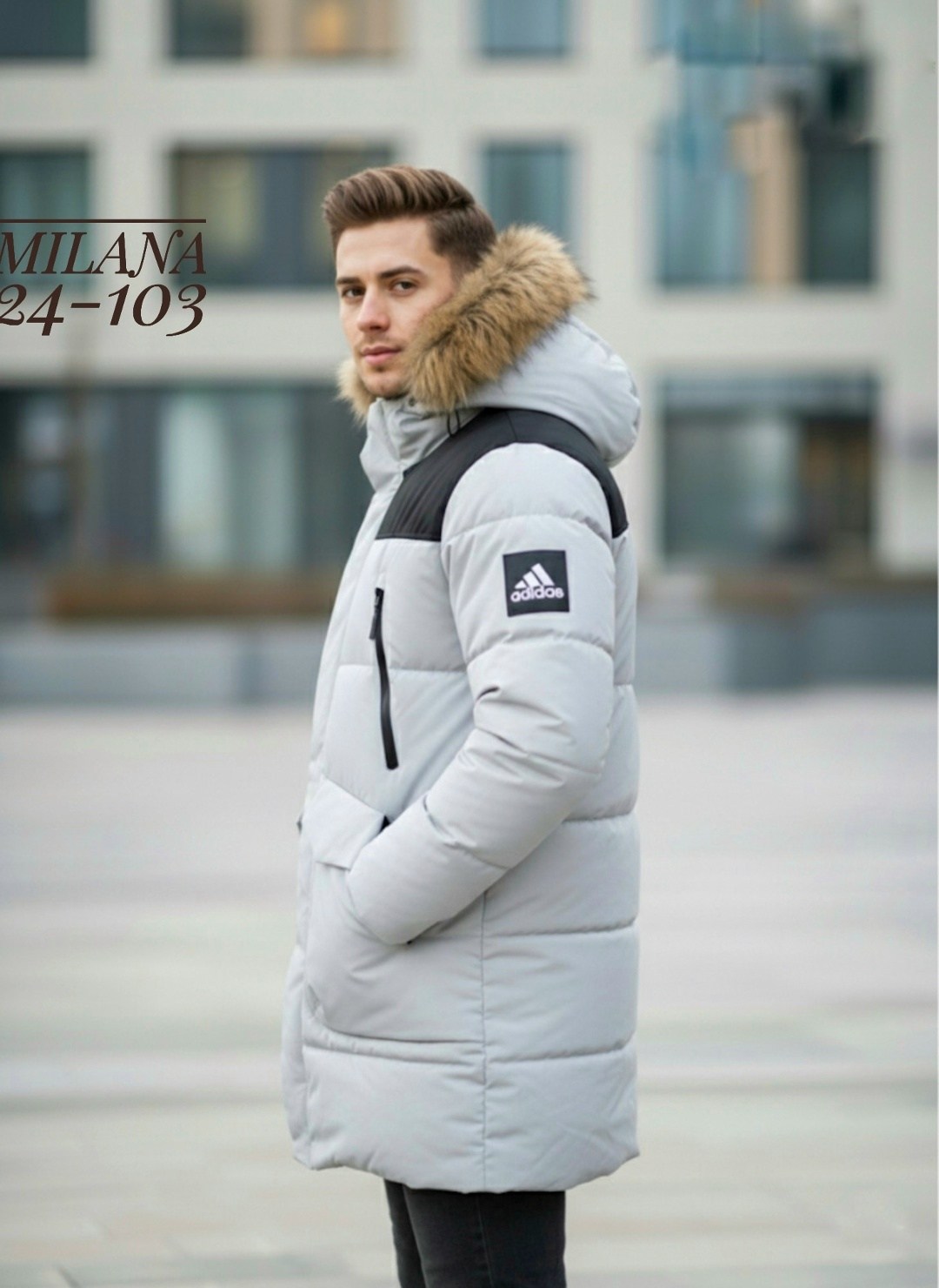 куртка зимняя мужская удлиненная с мехом серого цвета 2159-1sr mtforce,куртка зимняя мужская удлиненная с мехом mtforce,мужская зимняя куртка,зимняя куртка,куртка зимняя мужская удлиненная с мехом хак