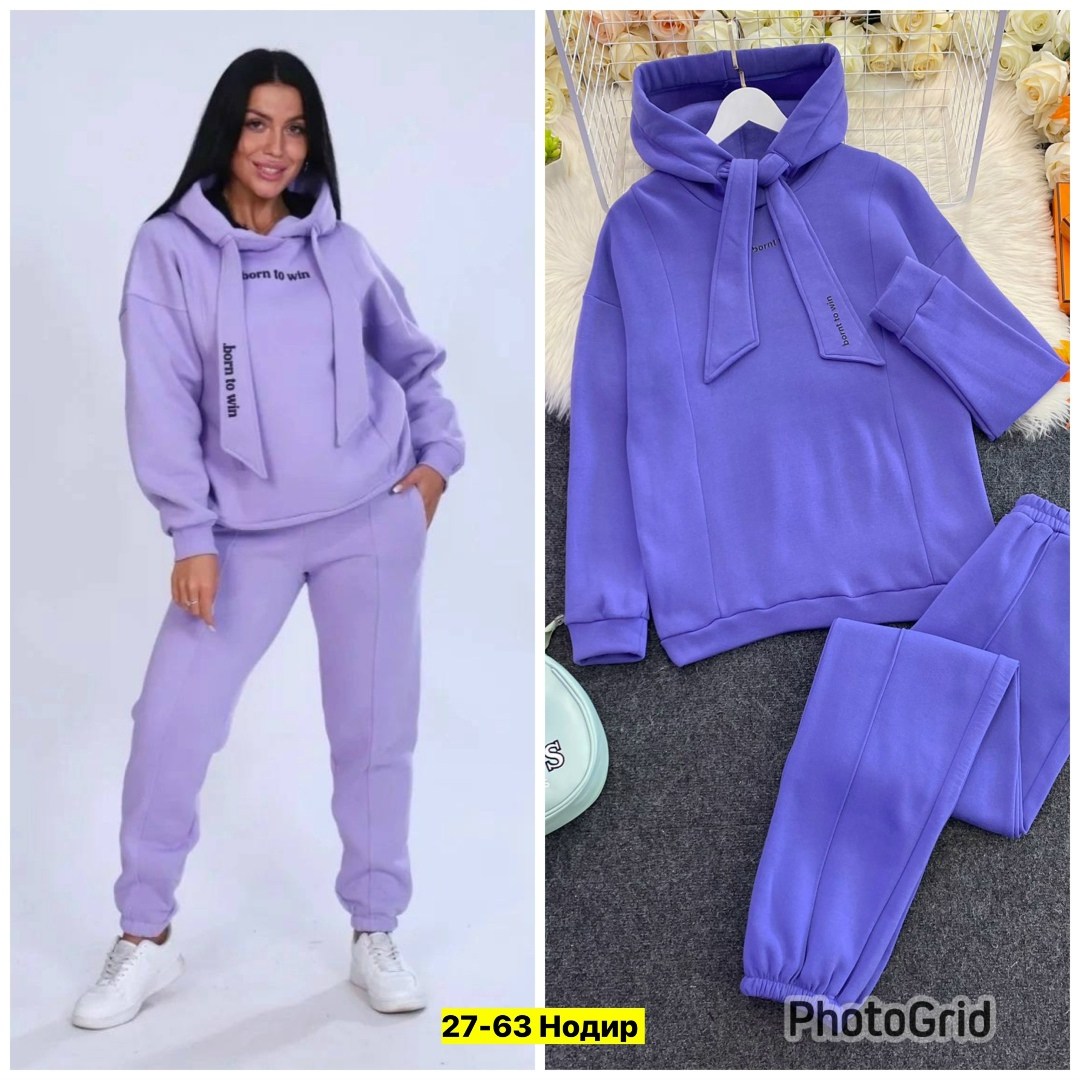 костюм женский с капюшоном,костюм женский на флисе,костюм женский с начесом,костюм женский на флисе толстовка и штаны арт. 1521998,костюм на флисе