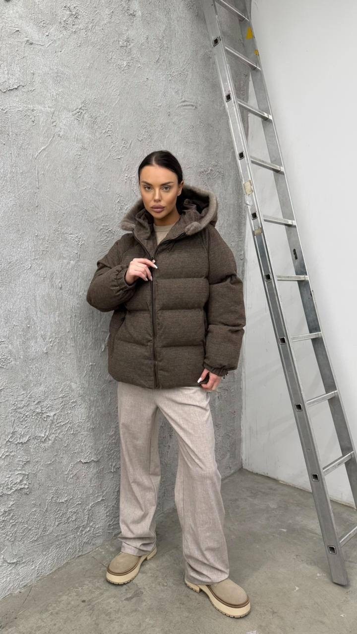 объемный пуховик,куртка женская,стильная куртка,пуховик,куртка пуховик
