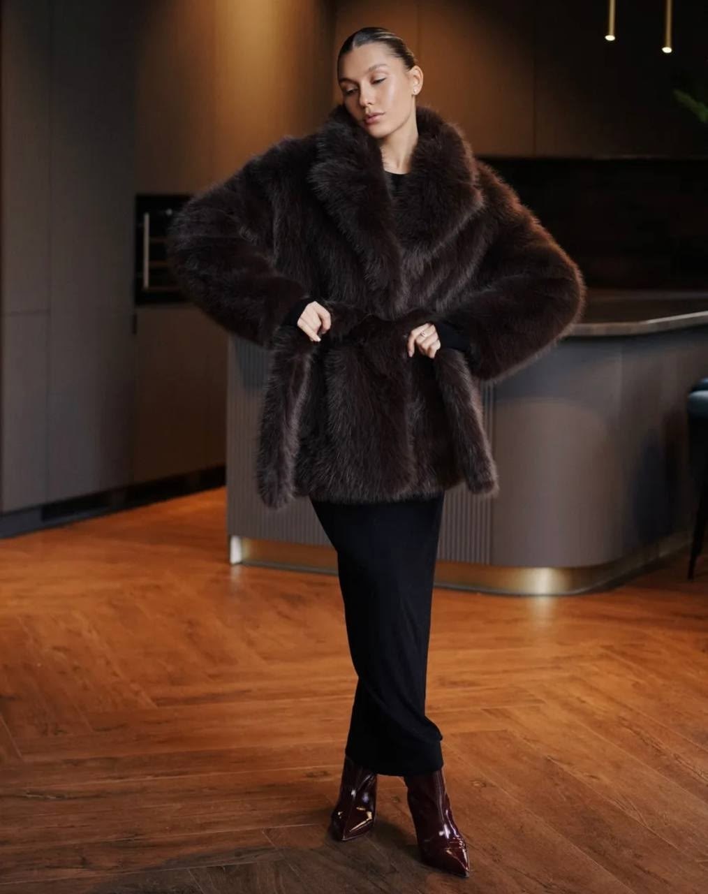 шуба искусственная длинная экошуба maris,шуба женская,искусственная шуба,шуба женская искусственная,шуба