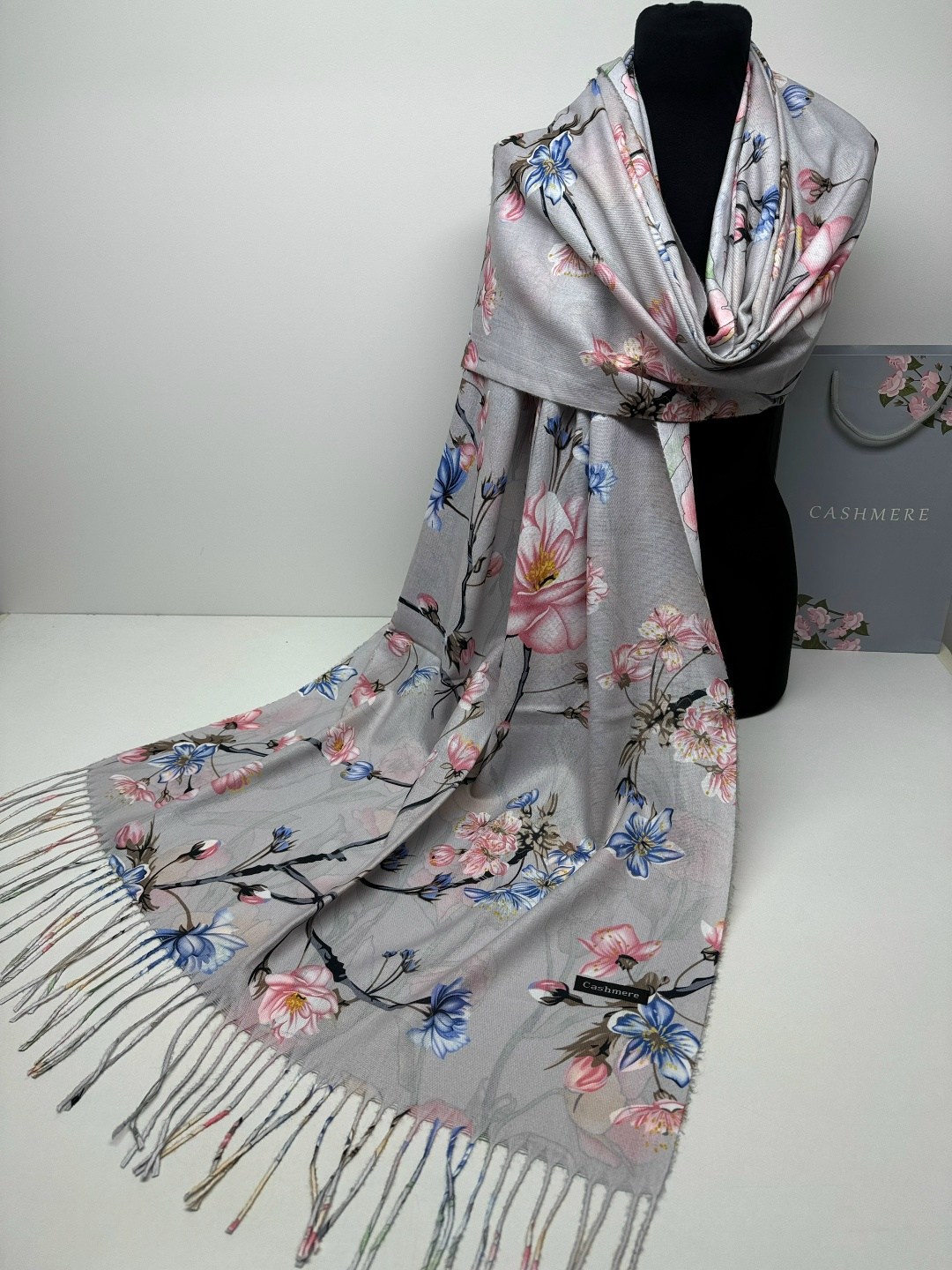 палантин кашемировый двусторонний шарф,палантин кашемировый двусторонний,палантин женский,шарфы и палантины,платки шарфы палантины