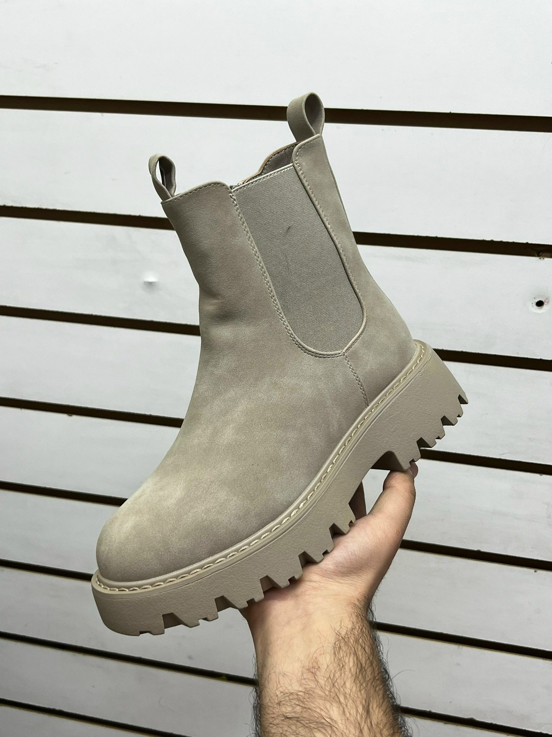 ,ботинки женские,челси на платформе зимние натуральная замша ane 248246122,ботинки челси reversal размер 39 бежевый,ботинки женские челси