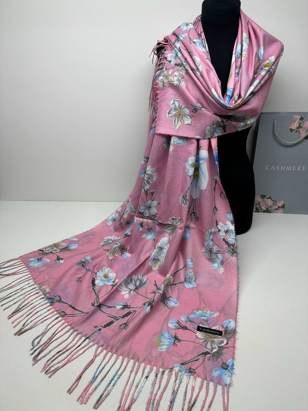 палантин кашемировый двусторонний шарф,палантин кашемировый двусторонний,палантин женский,шарфы и палантины,платки шарфы палантины