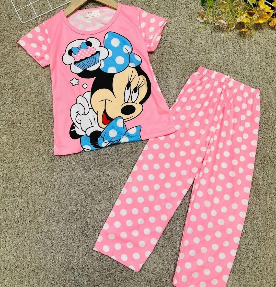 детская пижама для девочек,пижама для девочек,пижамы детские,пижама минни маус,микки маус пижамка