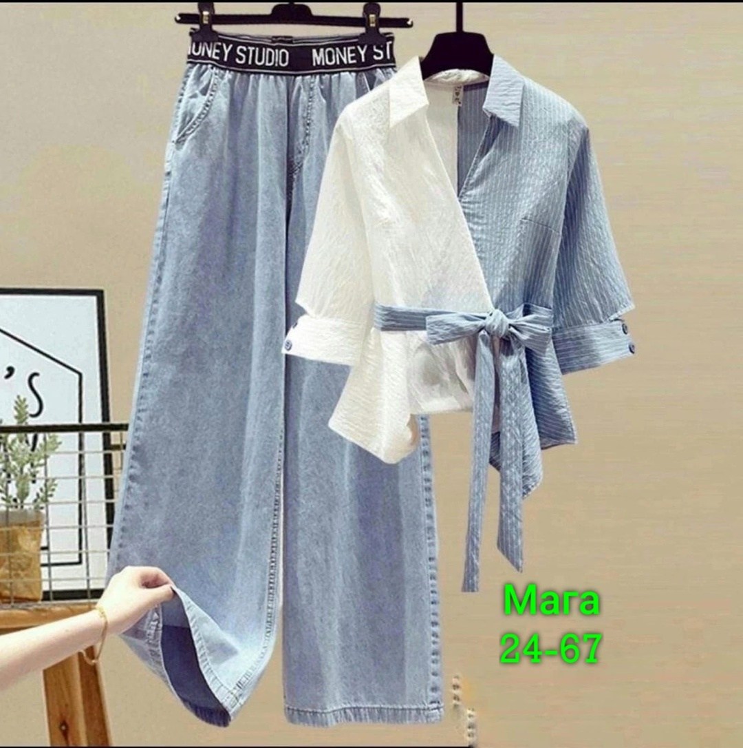 джинсы в корейском стиле,костюм женский,повседневный костюм,женские летние костюмы,женский костюм двойка