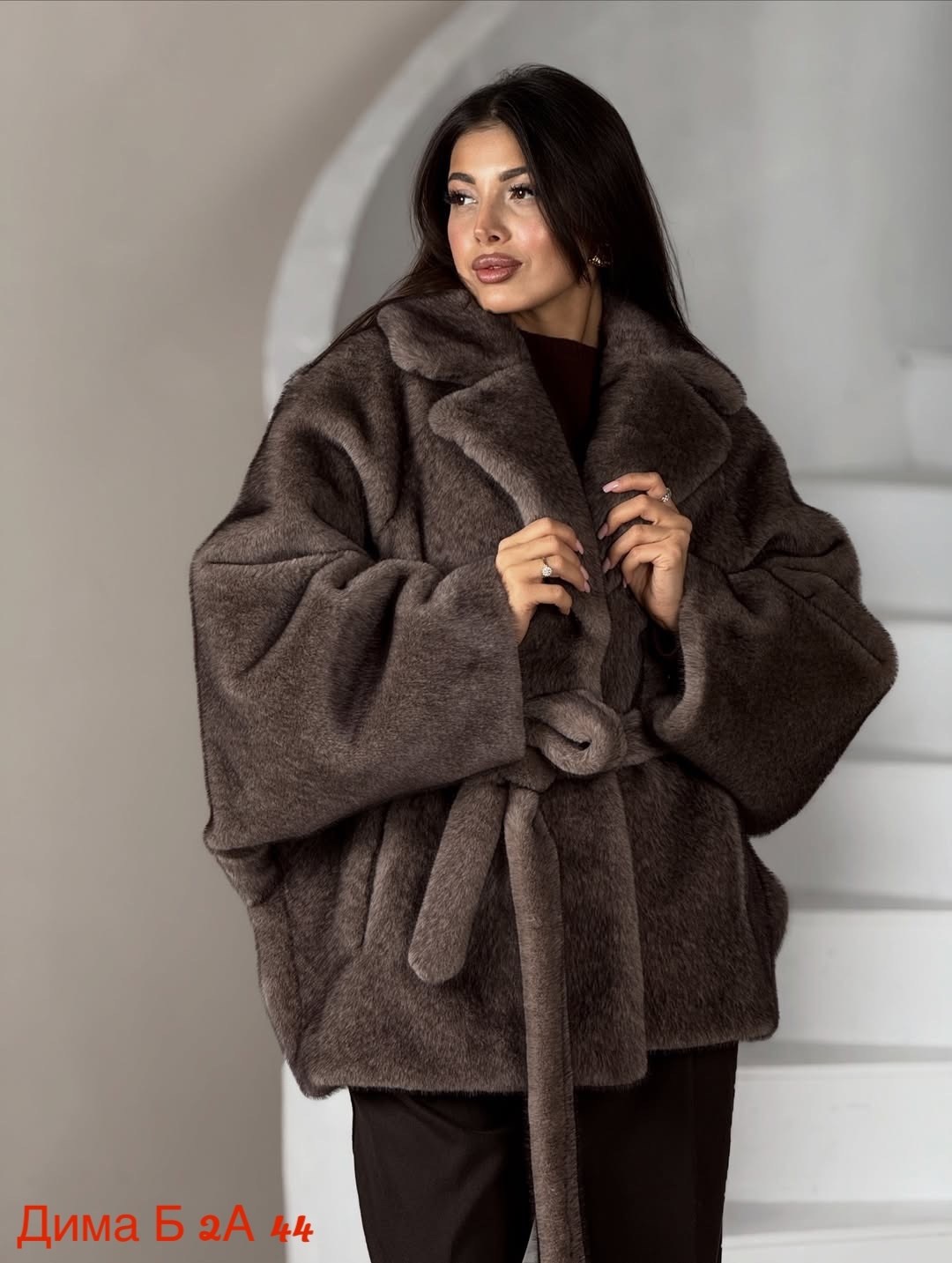 шуба из эко меха с английским воротником 27715 (серый),шуба из эко меха с английским воротником,шуба из эко меха с английским воротником модель № 27715,шуба норковая летучая мышь в натуральном цвете,ж