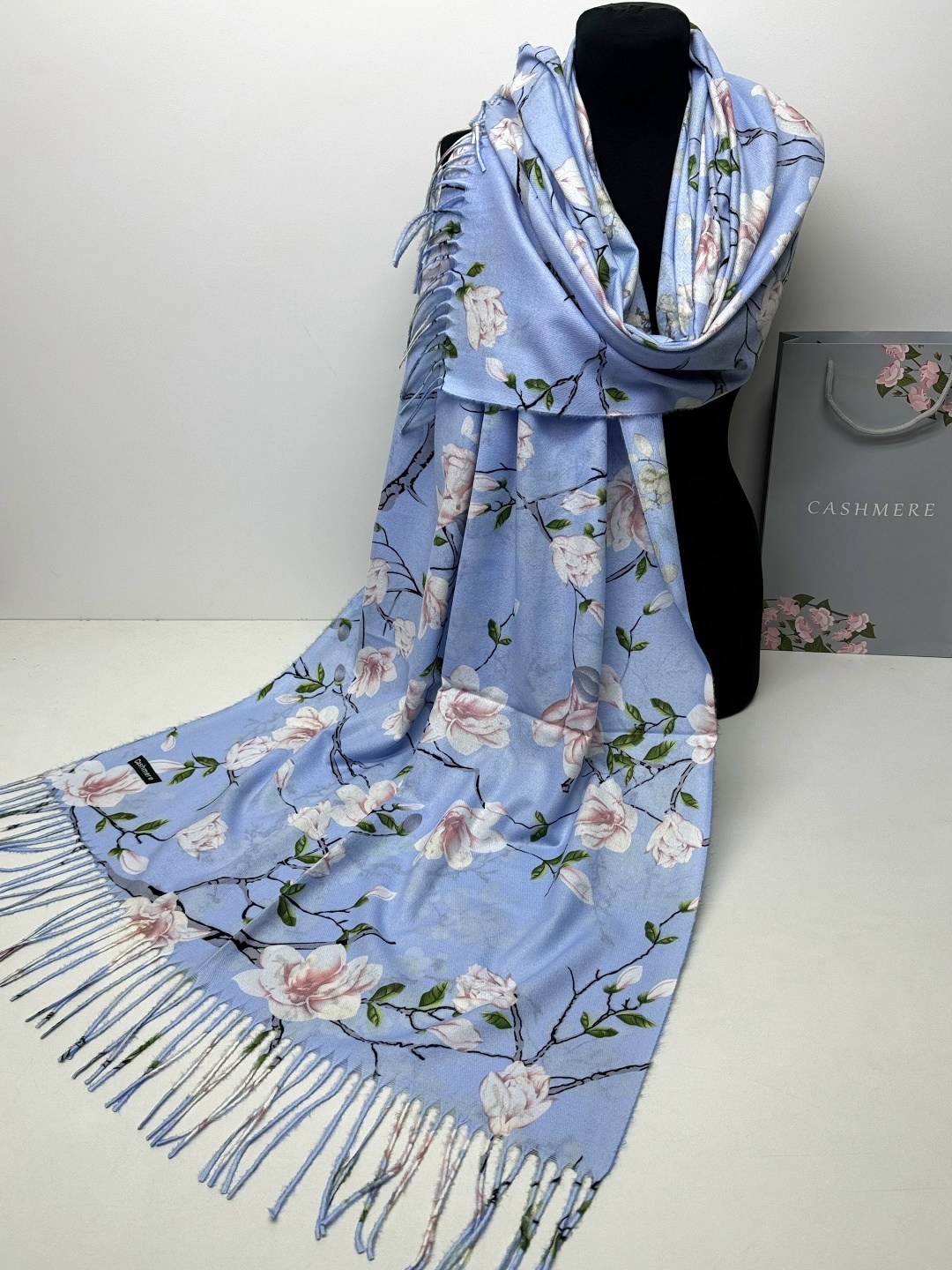 палантин кашемировый двусторонний шарф,палантин кашемировый двусторонний,палантин женский,шарфы и палантины,платки шарфы палантины