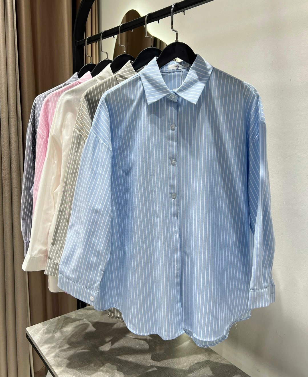 рубашка женская,женская рубашка в полоску,рубашка в полоску,повседневная рубашка,стильная рубашка