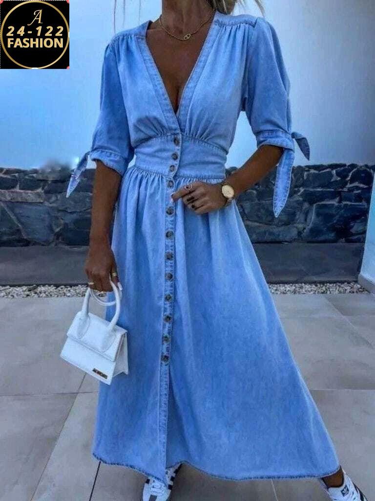 джинсовое платье женское,длинное джинсовое платье,платье джинс,джинсовое платье,платье женское джинс