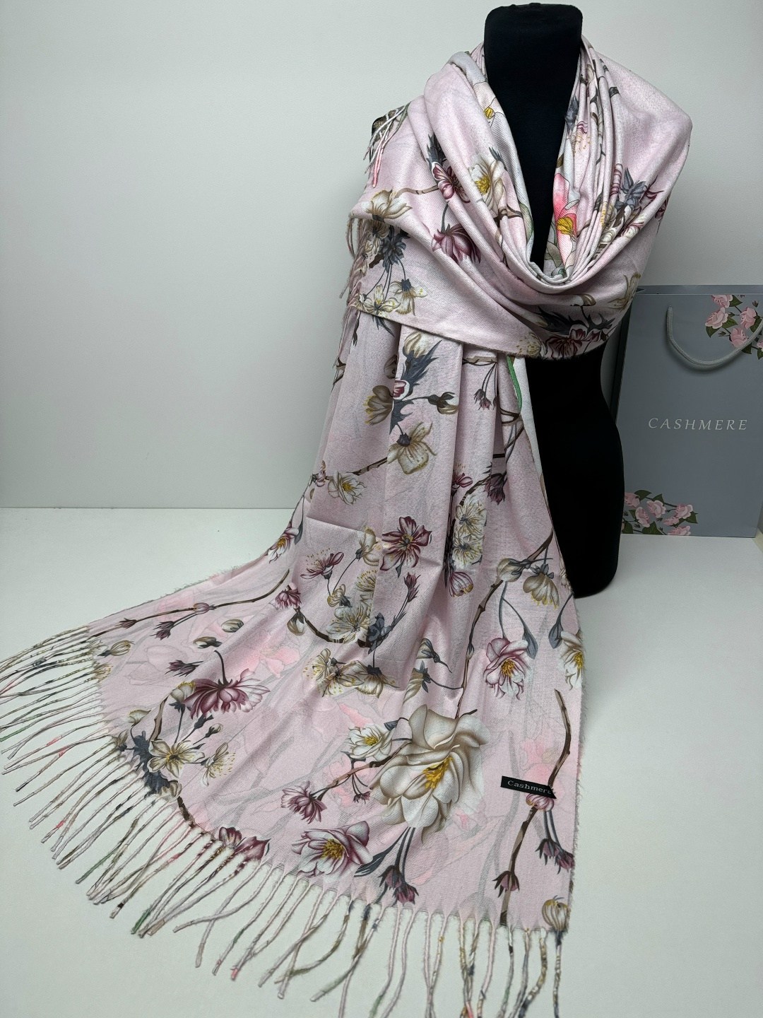 палантин кашемировый двусторонний шарф,палантин кашемировый двусторонний,палантин женский,шарфы и палантины,платки шарфы палантины