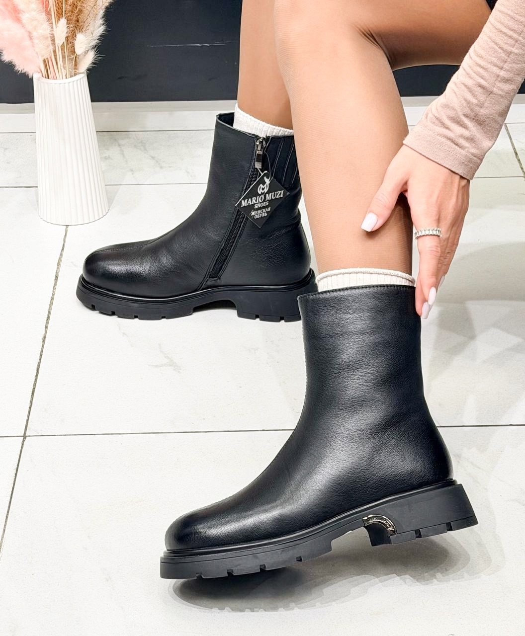 ,ботинки,ботинки женские,кожаные ботинки на каблуке демисезонные obba 261893881,женская