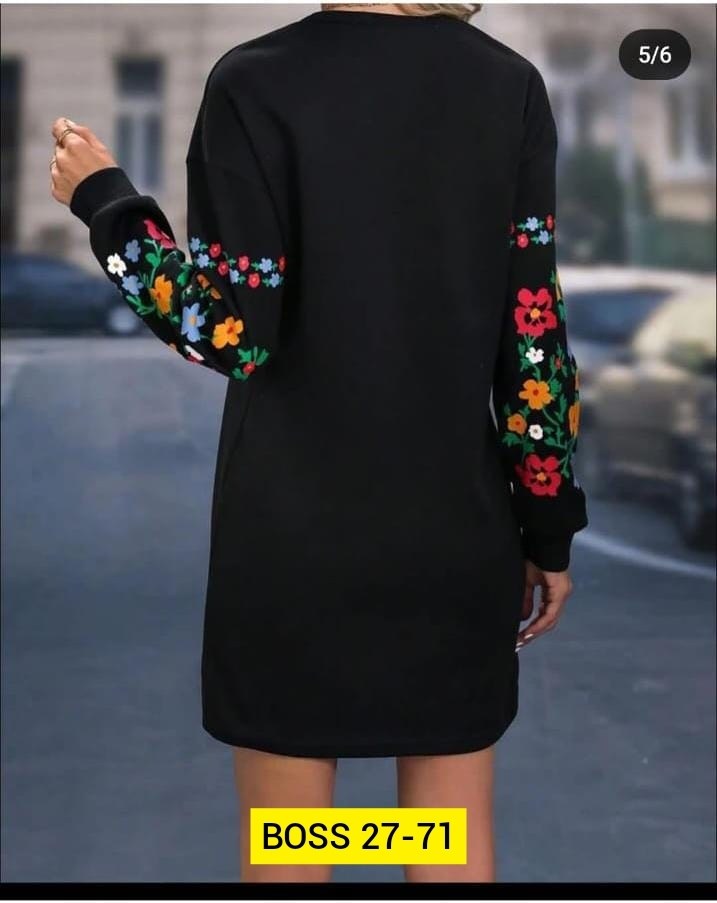 платье с вышитыми рукавами,трикотажные женские платья,платье ткань трикотаж,платье ,платье для женщин