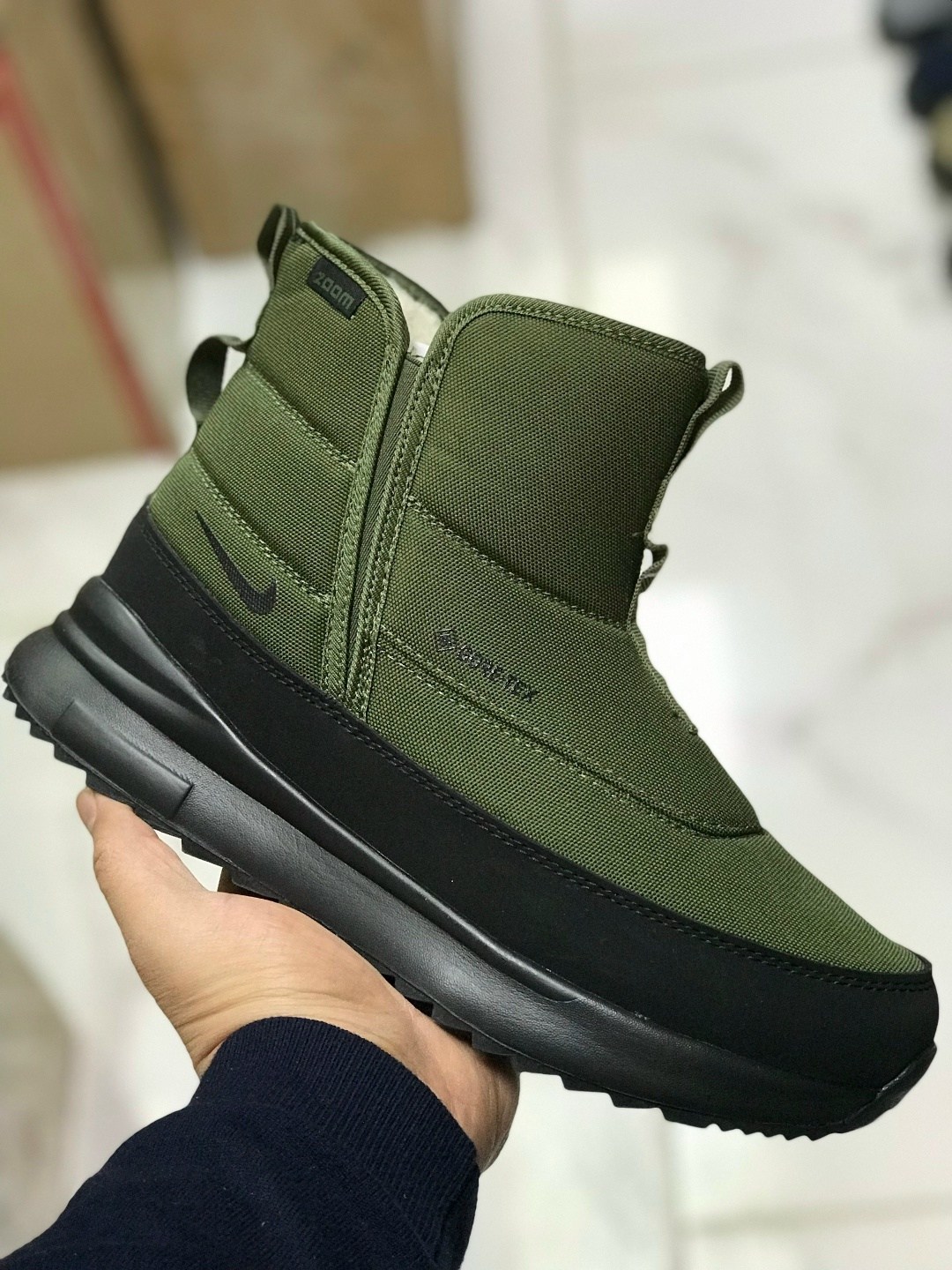 мужские дутики,мужские дутики 2341-16 хаки,женские дутики 2263-5 хаки,зимние сапоги nike,