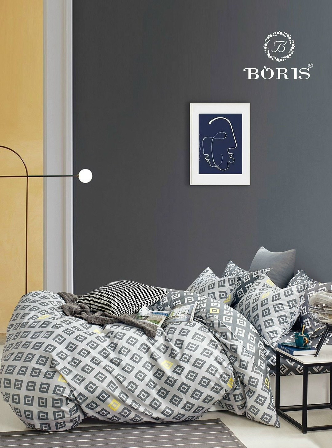 комплект постельного белья boris люкс сатин,комплект постельного белья boris,комплект постельное бельё,постельного белье евро сатин хлопок,постельное белье boris 2 спальное сатин