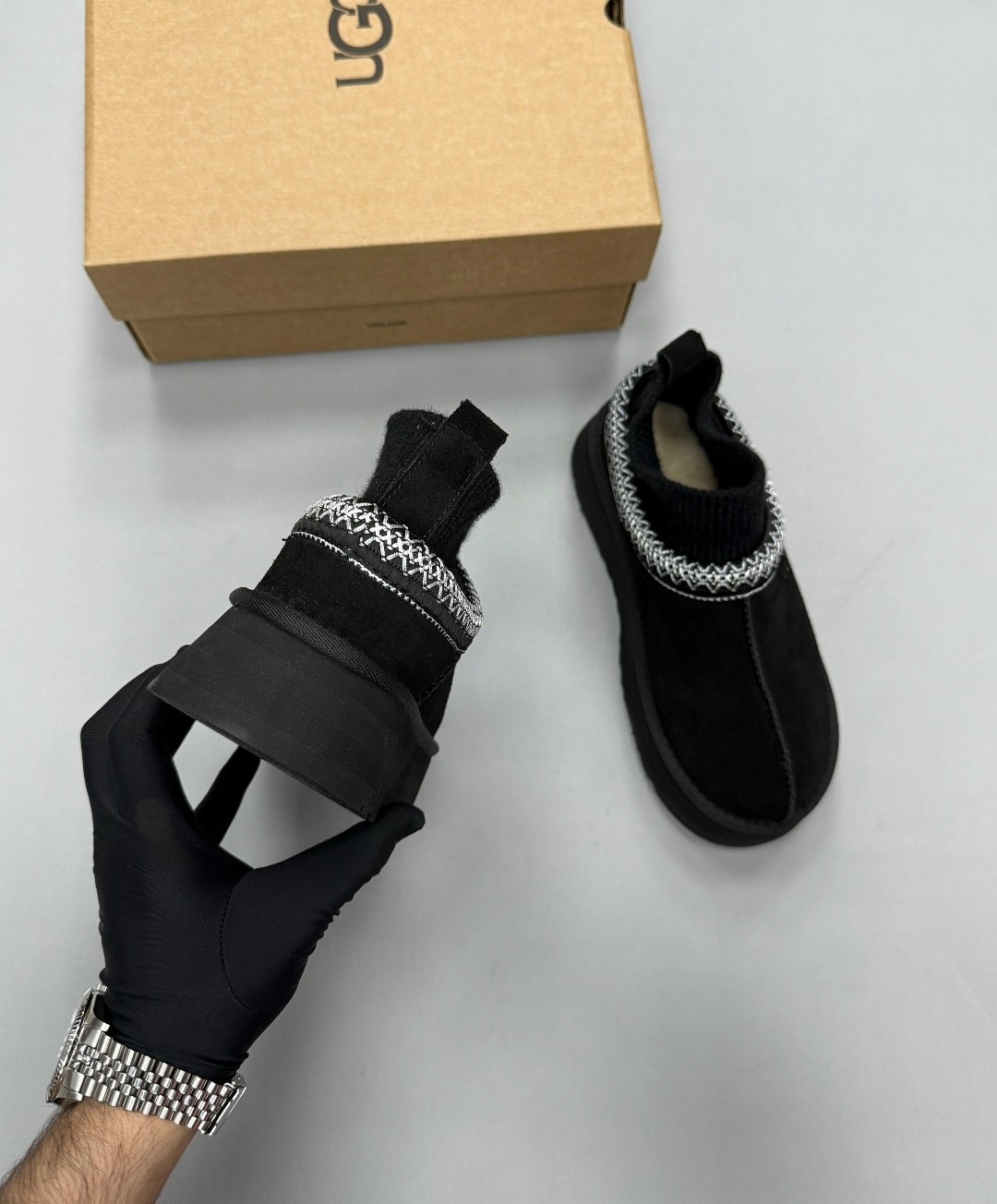 женские угги,угги,угги женские ugg,,зимние угги ugg tazzette с трикотажной вставкой